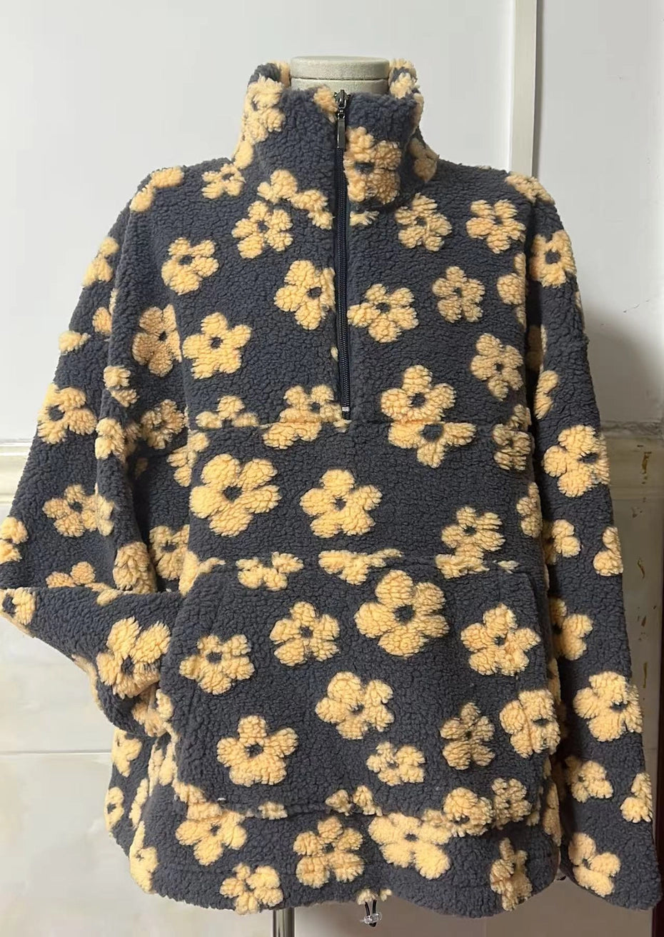 FLOWER POWER SHERPA JACKET