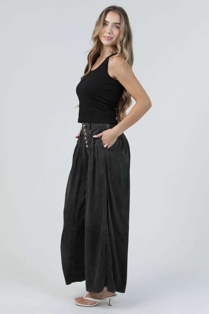 ACID RAIN BUTTON PANTS