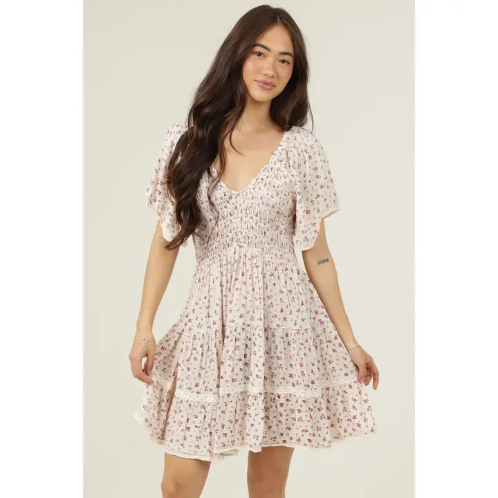 SMOCKED DRESS