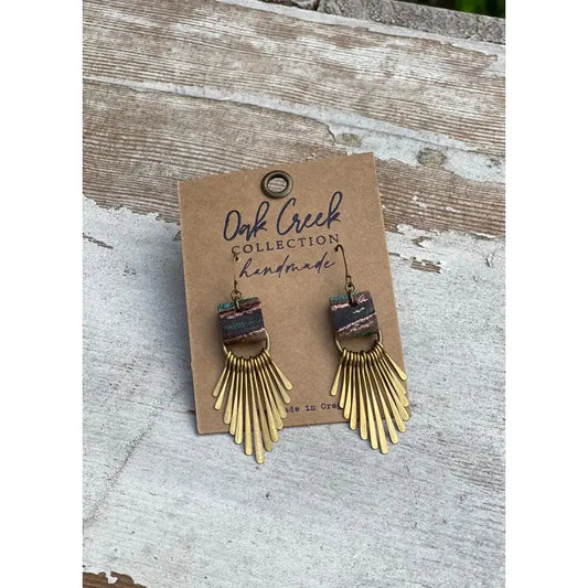 HAND MADE OAK CREEK EARRINGS