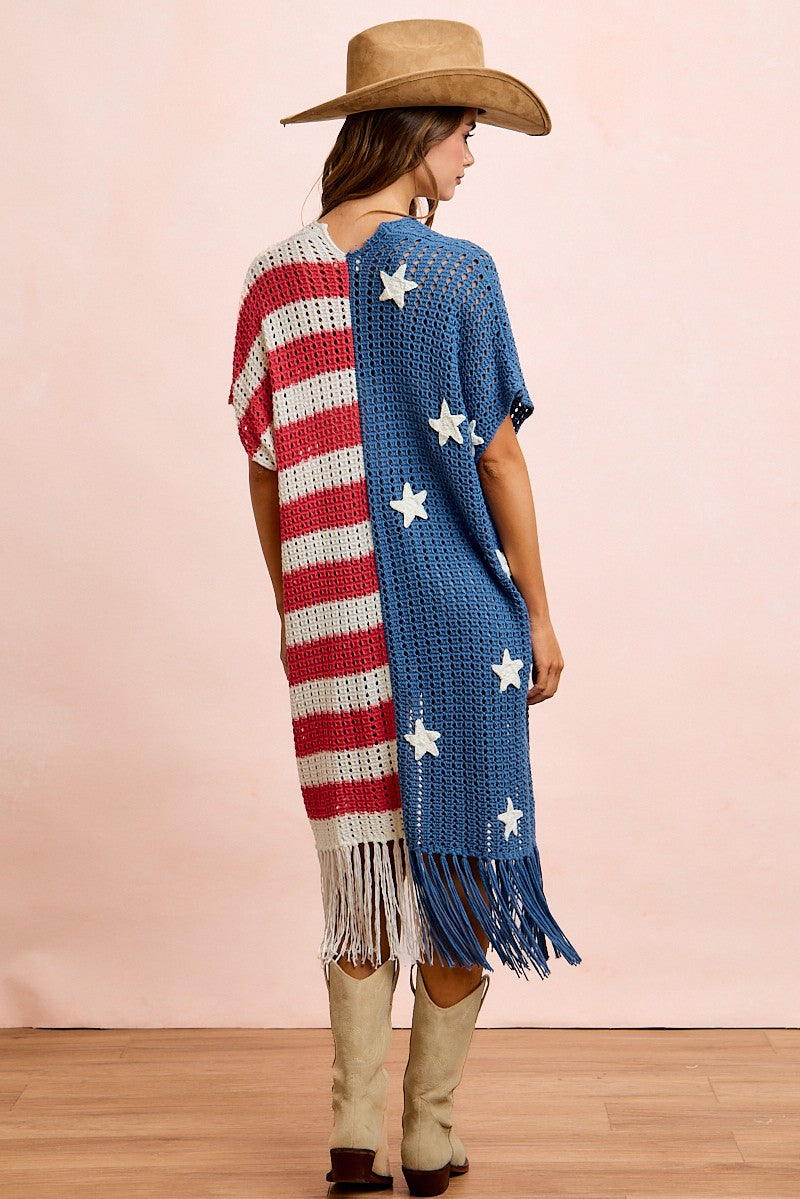 4TH JULY FRINGE WRAP
