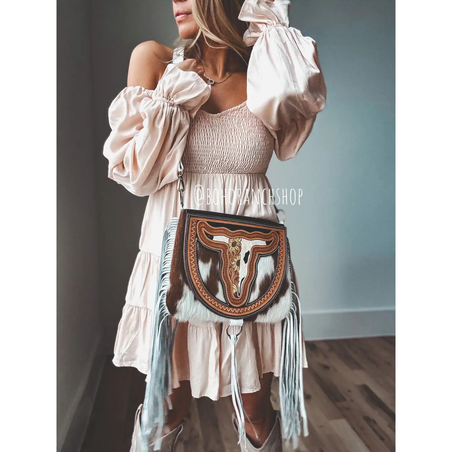 Caroline Crossbody Steer Purse