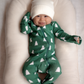 SPRUCE WAFFLE KNIT FOOTIE