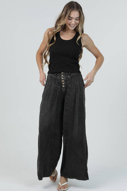 ACID RAIN BUTTON PANTS