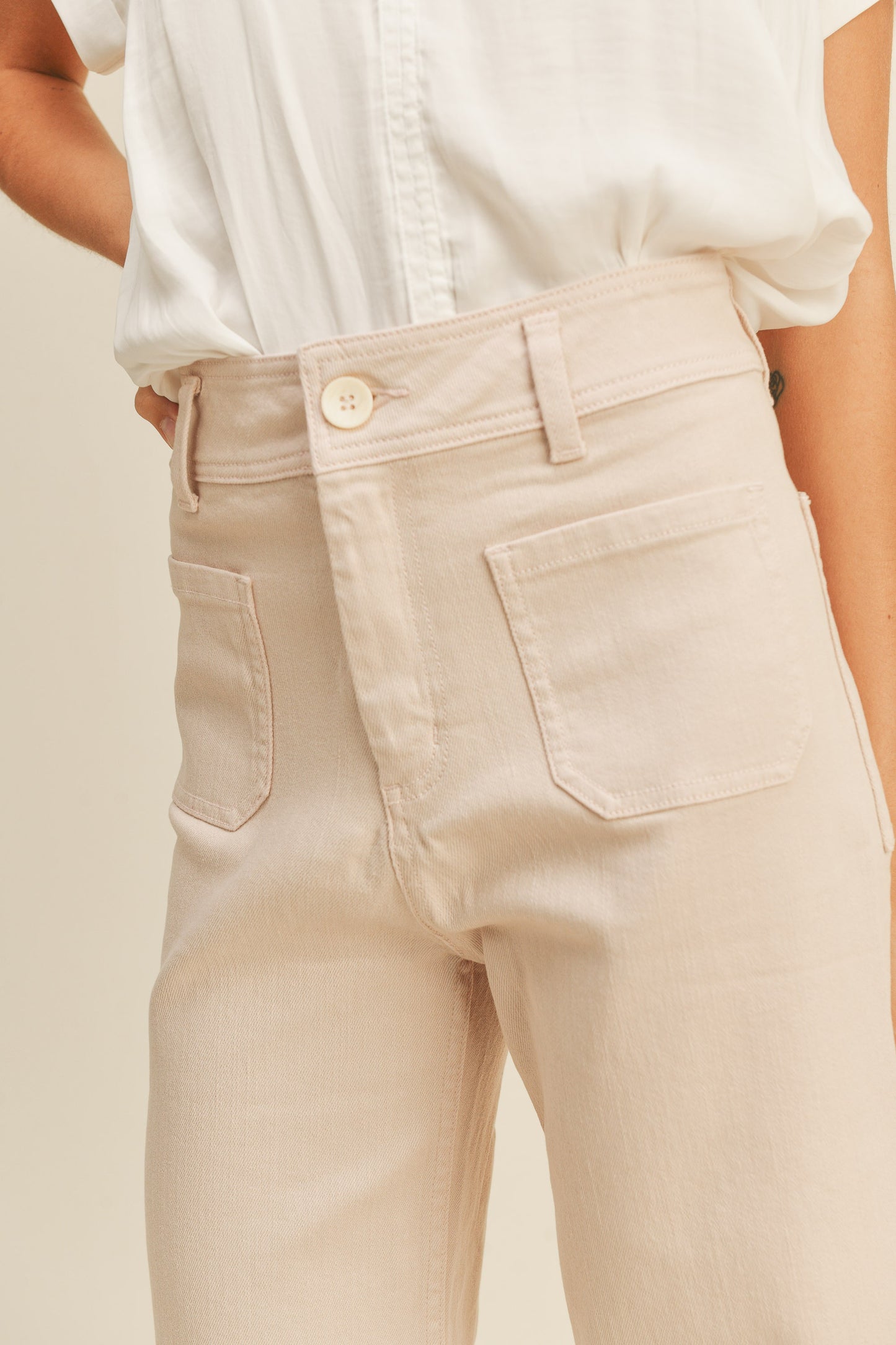 STRAIGHT WIDE LEG PANT