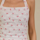 Lace Cherry Halter Top