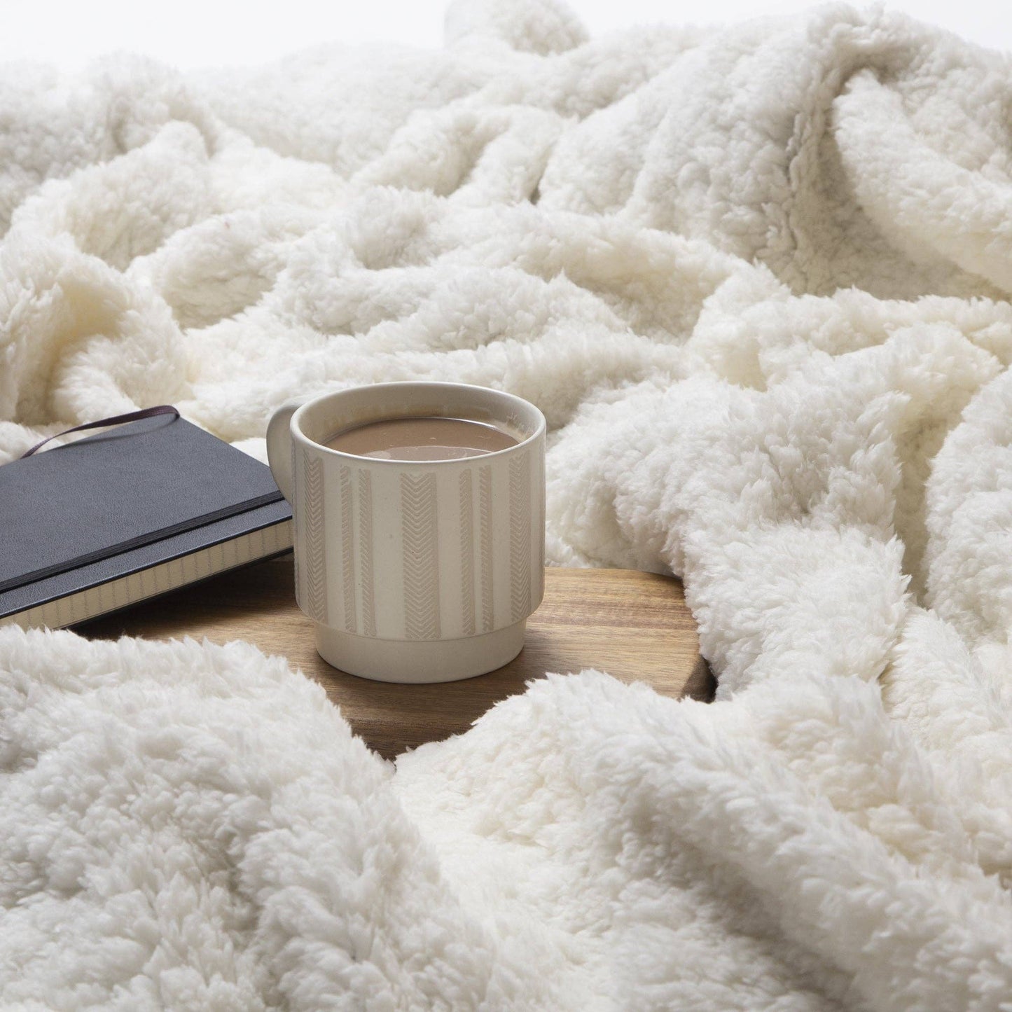 Wrangler Santa Fe Sun Plush Sherpa Throw Blanket