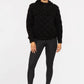 QUILTED FLEECE PULLOVER