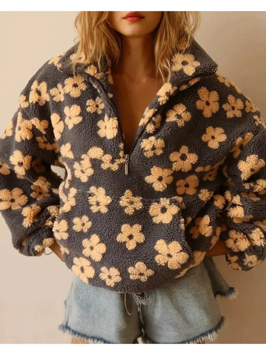 FLOWER POWER SHERPA JACKET