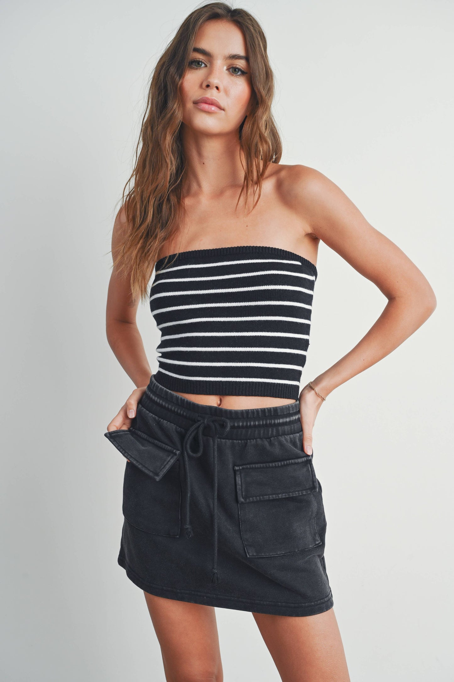 TUBE TOP SWEATER