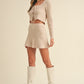 KAIYA KNIT MINI SKIRT