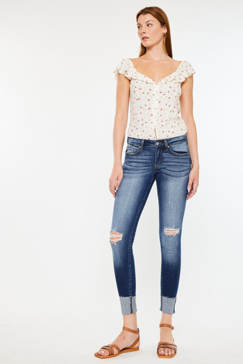 LOW RISE ANKLE SKINNY