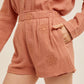 EMROIDERED LINEN SHORT