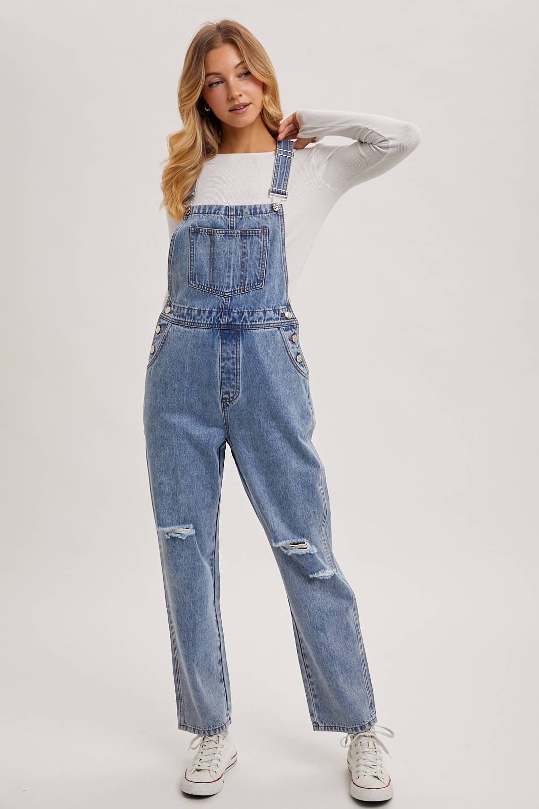SKIPPER DENIM OVERALLS