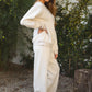 Heather White Sweatpants
