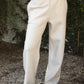Heather White Sweatpants