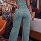 MINERAL WASH WIDE LEG JUMPSUIT