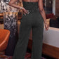 MINERAL WASH WIDE LEG JUMPSUIT