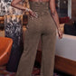 MINERAL WASH WIDE LEG JUMPSUIT