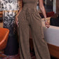 MINERAL WASH WIDE LEG JUMPSUIT