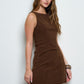 SUEDE MINI DRESS