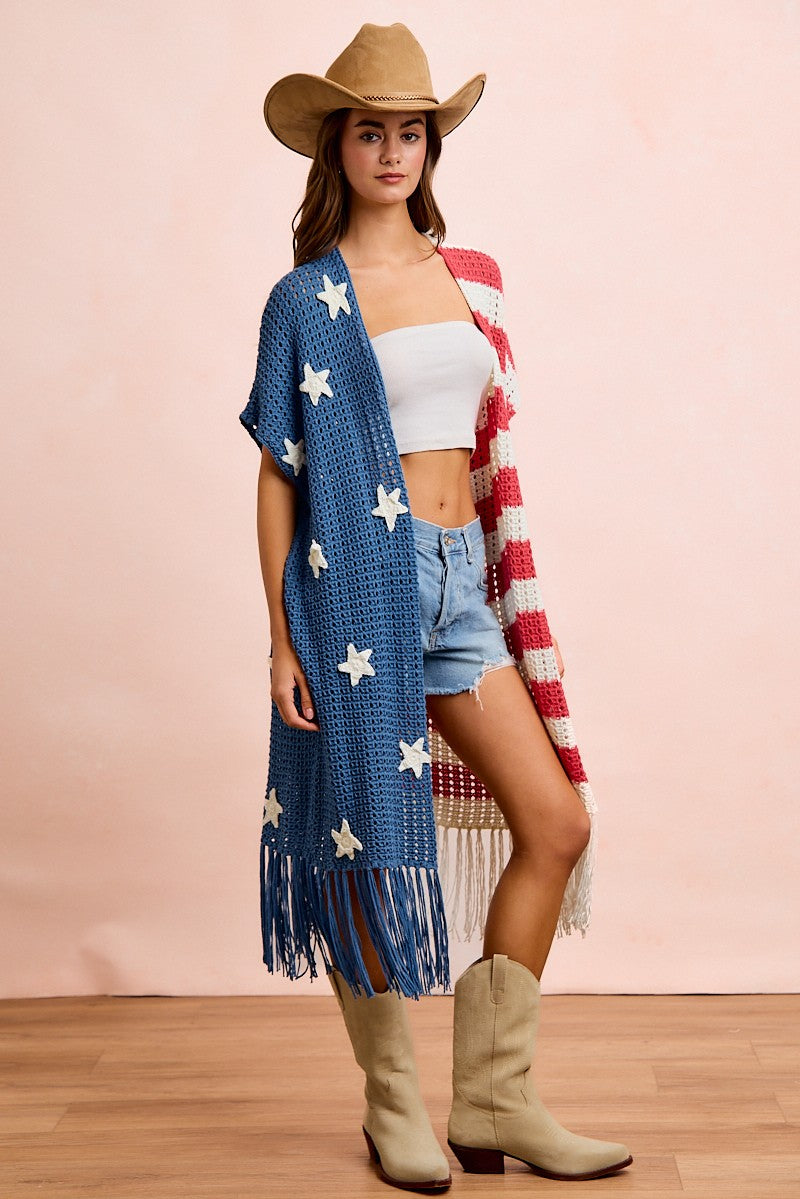4TH JULY FRINGE WRAP