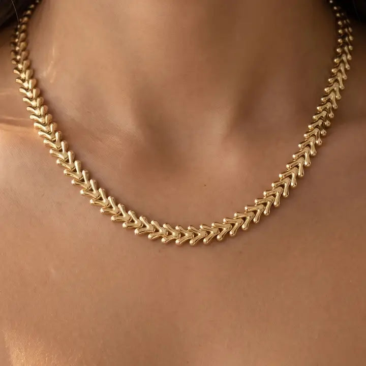 FISH BONE NECKLACE