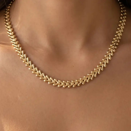 FISH BONE NECKLACE