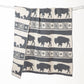 WRANGLER BUFFALO SLATE STRETCHY THROW