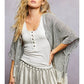 RUFFLE LACE CARDI