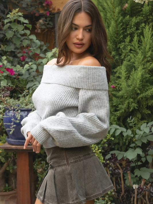 Off the Shoulder Sweater