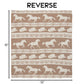 Wrangler Tan Rodeo Stretchy Throw Blanket