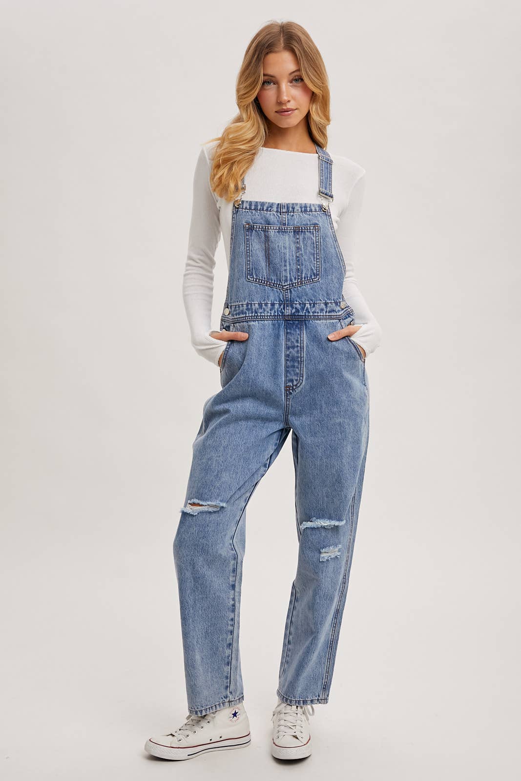 SKIPPER DENIM OVERALLS