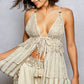 RUFFLE V-NECK TANK