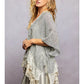 RUFFLE LACE CARDI