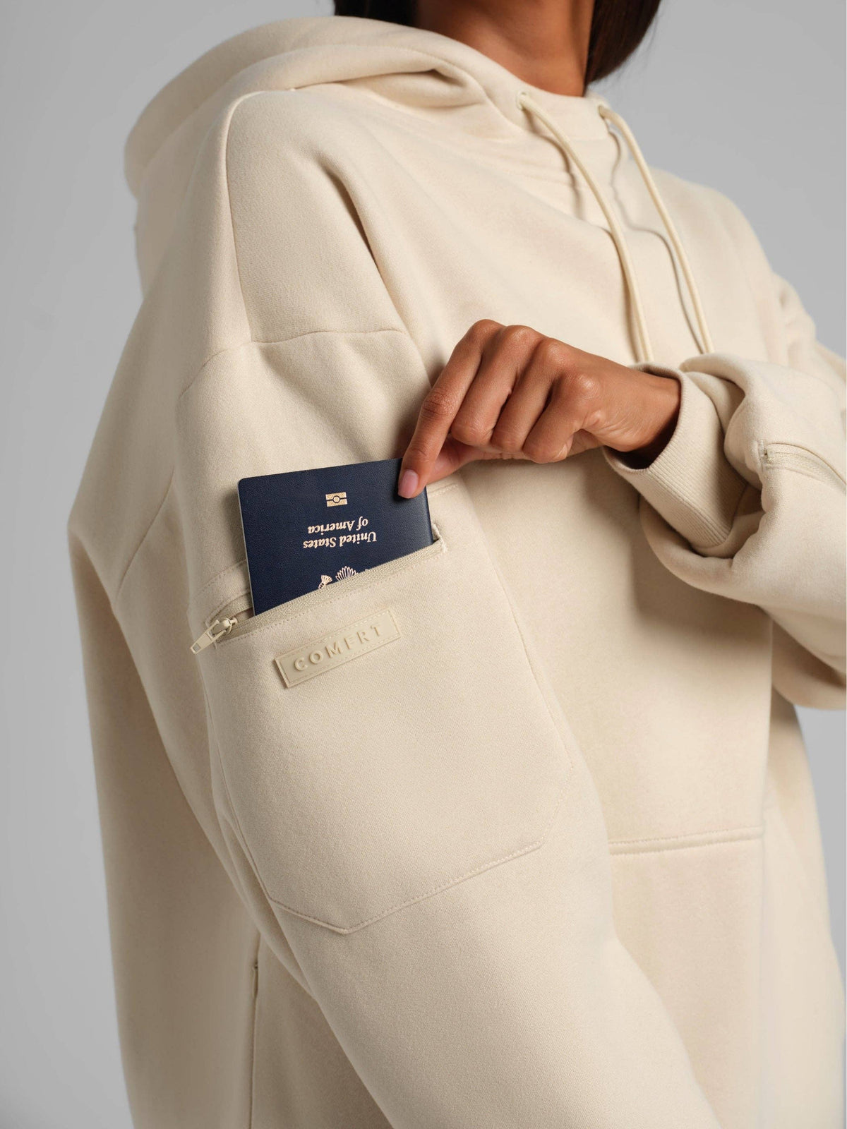 COMFRT AIRPLANE MODE TRAVEL HOODIE - MEGA