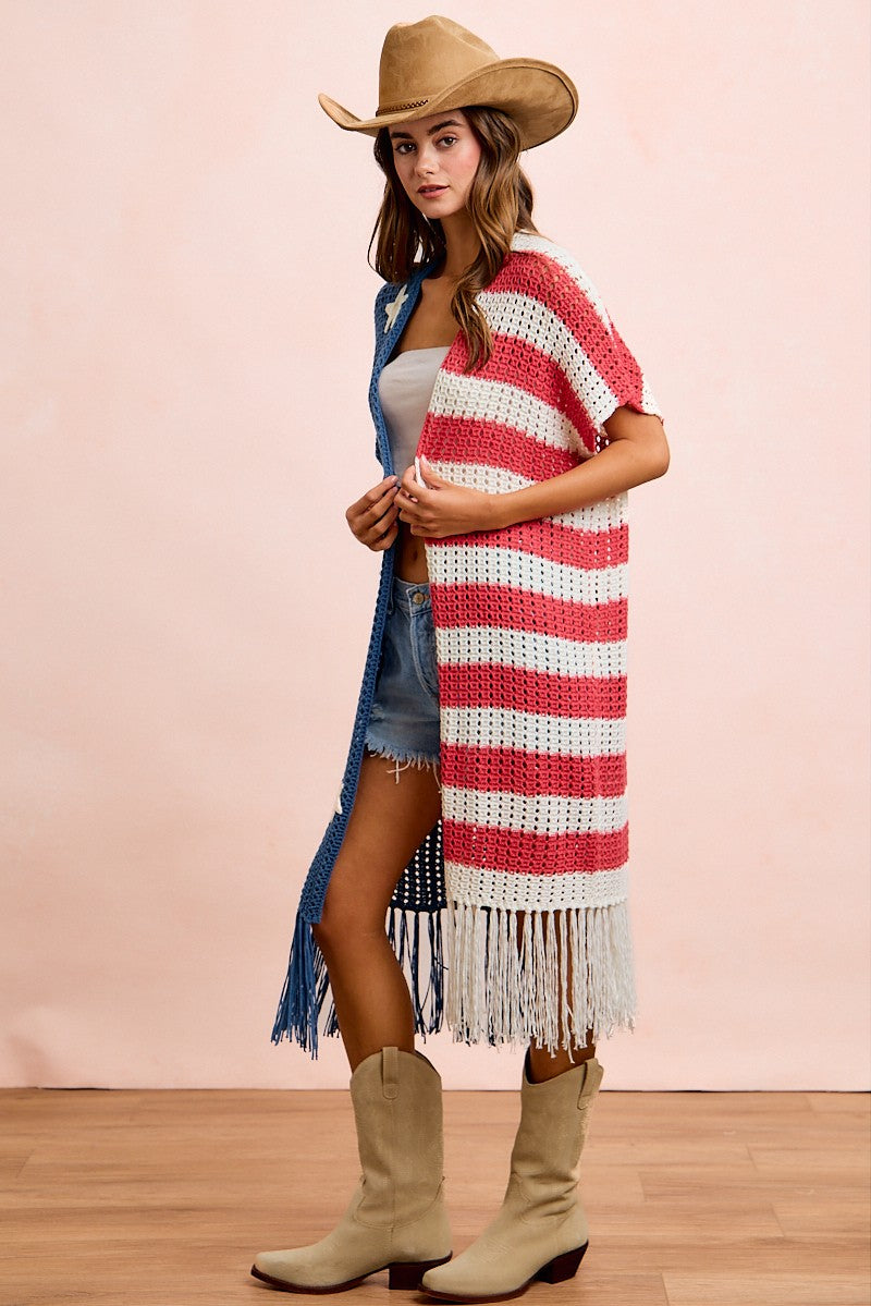4TH JULY FRINGE WRAP
