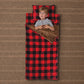 Red Lumberjack Slumber Bag