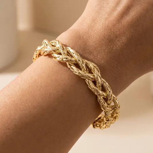 BRAIDED ROPE CUFF