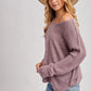 MAUVE MOMENTS SWEATER