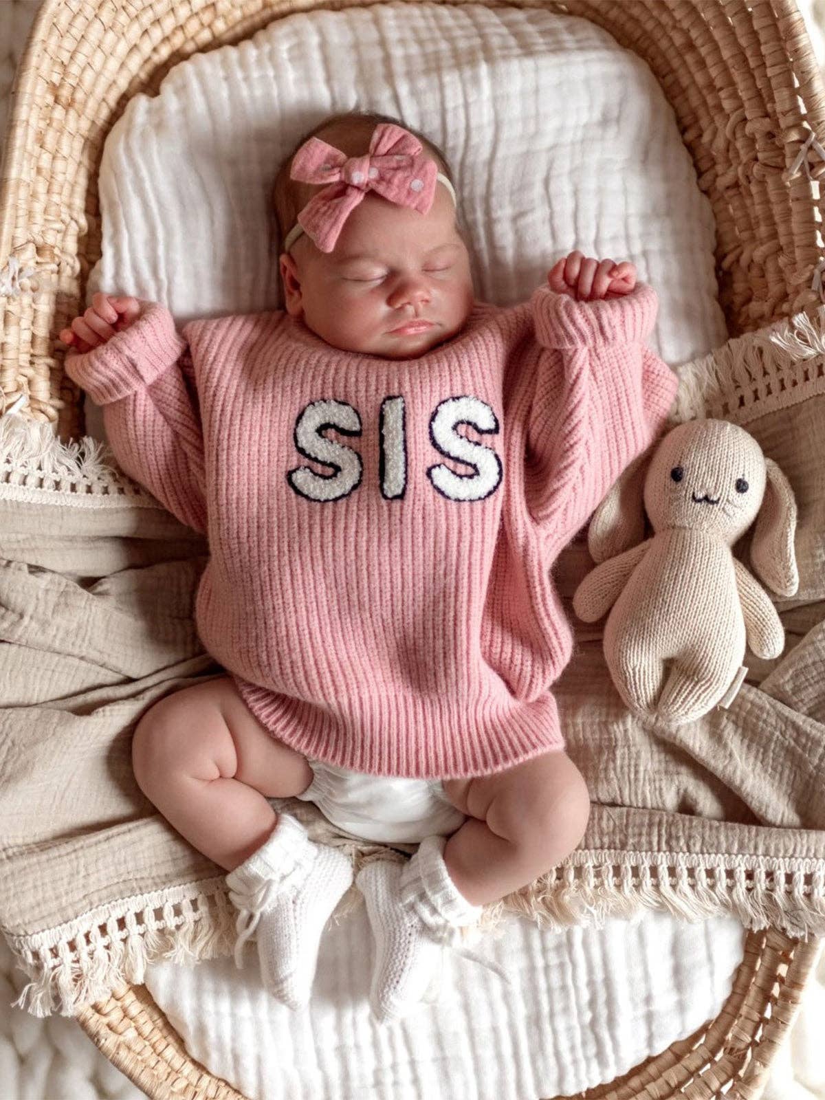 SIS KNITTED SWEATER - WHITE