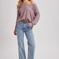 MAUVE MOMENTS SWEATER