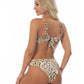 RIBBED LEOPARD V FRONT BIKINI SET