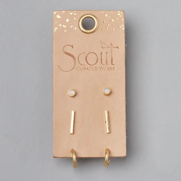 SCOUT STUD EARRINGS