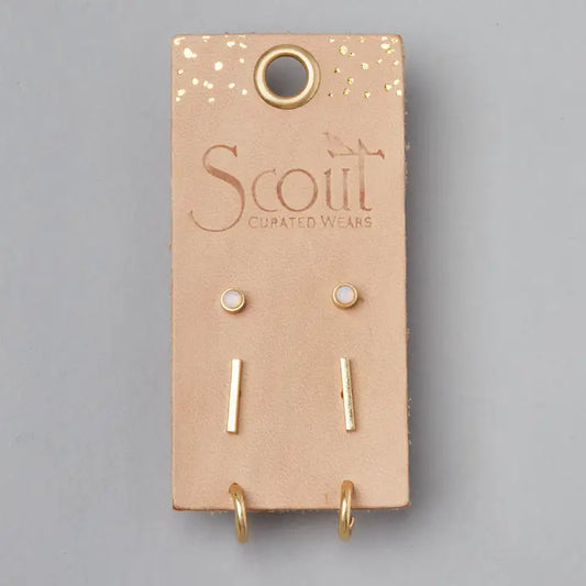 SCOUT STUD EARRINGS