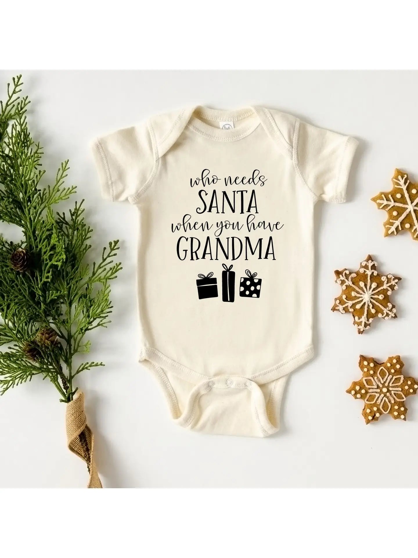 CHRISTMAS BABY ONESIE