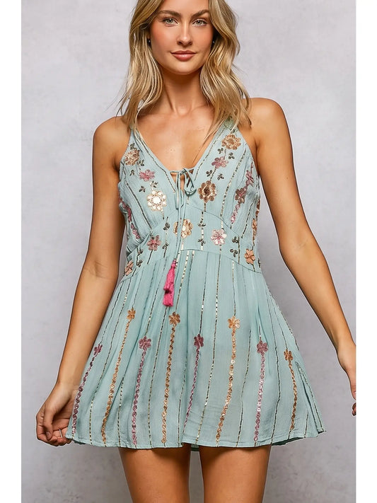 BOHO TEAL SHINY DAYS