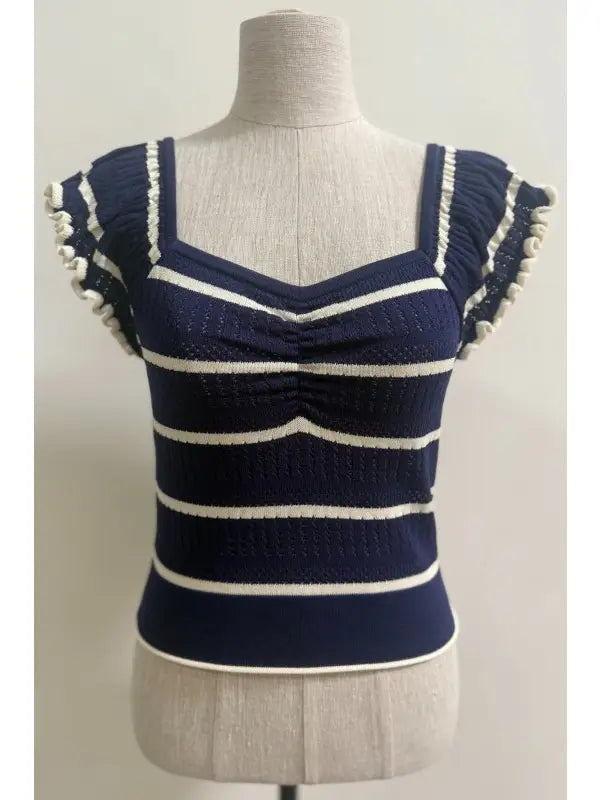 COASTAL FLUTTER TOP