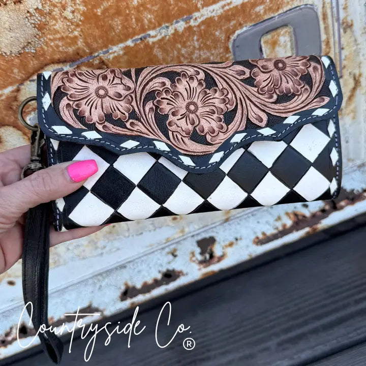 DALTON CHECKERED WALLET