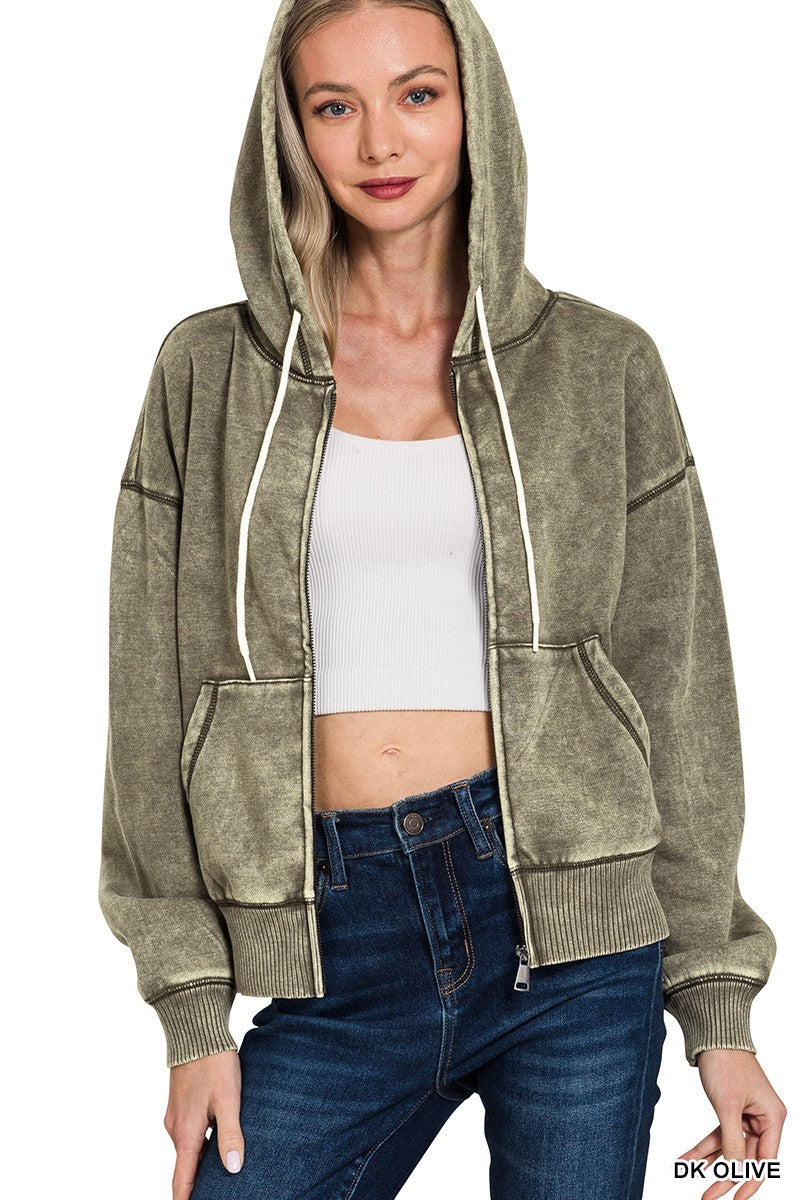 ACID WASH HOODIE